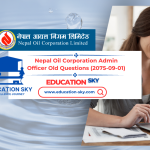 Nepal Oil Corporation Finance Officer Old Questions(2075-09-01)