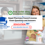 Nepal Pharmacy Council License Exam Questions and Answers
